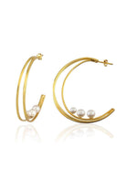 Linya Jewellery-İçi İncili Halka Küpe-Küpe-1-Milagron.com