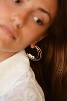 Linya Jewellery-İçi İncili Halka Küpe-Küpe-3-Milagron.com