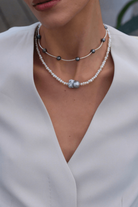 Linya Jewellery-İnka Gri Barok İncili Kolye-Kolye-3-Milagron.com