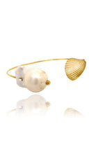 Linya Jewellery-İstiridye Barok İnci Kelepçe-Bileklik-1-Milagron.com