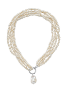 Linya Jewellery-Lara Çoklu Kum İnci Kolye-Kolye-1-Milagron.com