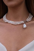 Linya Jewellery-Lara Çoklu Kum İnci Kolye-Kolye-4-Milagron.com