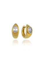 Linya Jewellery-Lina Beyaz Damla Taşlı Küpe-Küpe-1-Milagron.com