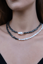 Linya Jewellery-Maori Siyah Beyaz İnci Kolye-Kolye-2-Milagron.com