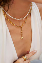 Linya Jewellery-Marsala Zincir Kolye-Kolye-4-Milagron.com