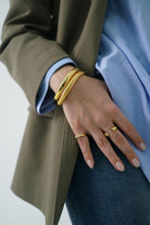 Linya Jewellery-Maya Serçe Parmak Yüzüğü Gold-Yüzük-2-Milagron.com