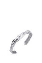 Linya Jewellery-Medusa İnce Kelepçe Bileklik Gümüş-Bileklik-1-Milagron.com