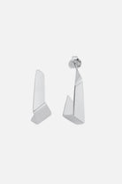 Linya Jewellery-Mera Asimetrik Halka Küpe-Küpe-1-Milagron.com