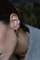 Linya Jewellery-Mera Asimetrik Halka Küpe-Küpe-3-Milagron.com