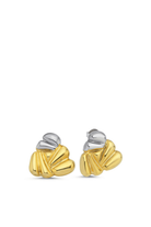 Linya Jewellery-Meri Çift Renk Üçgen Küpe-Küpe-1-Milagron.com
