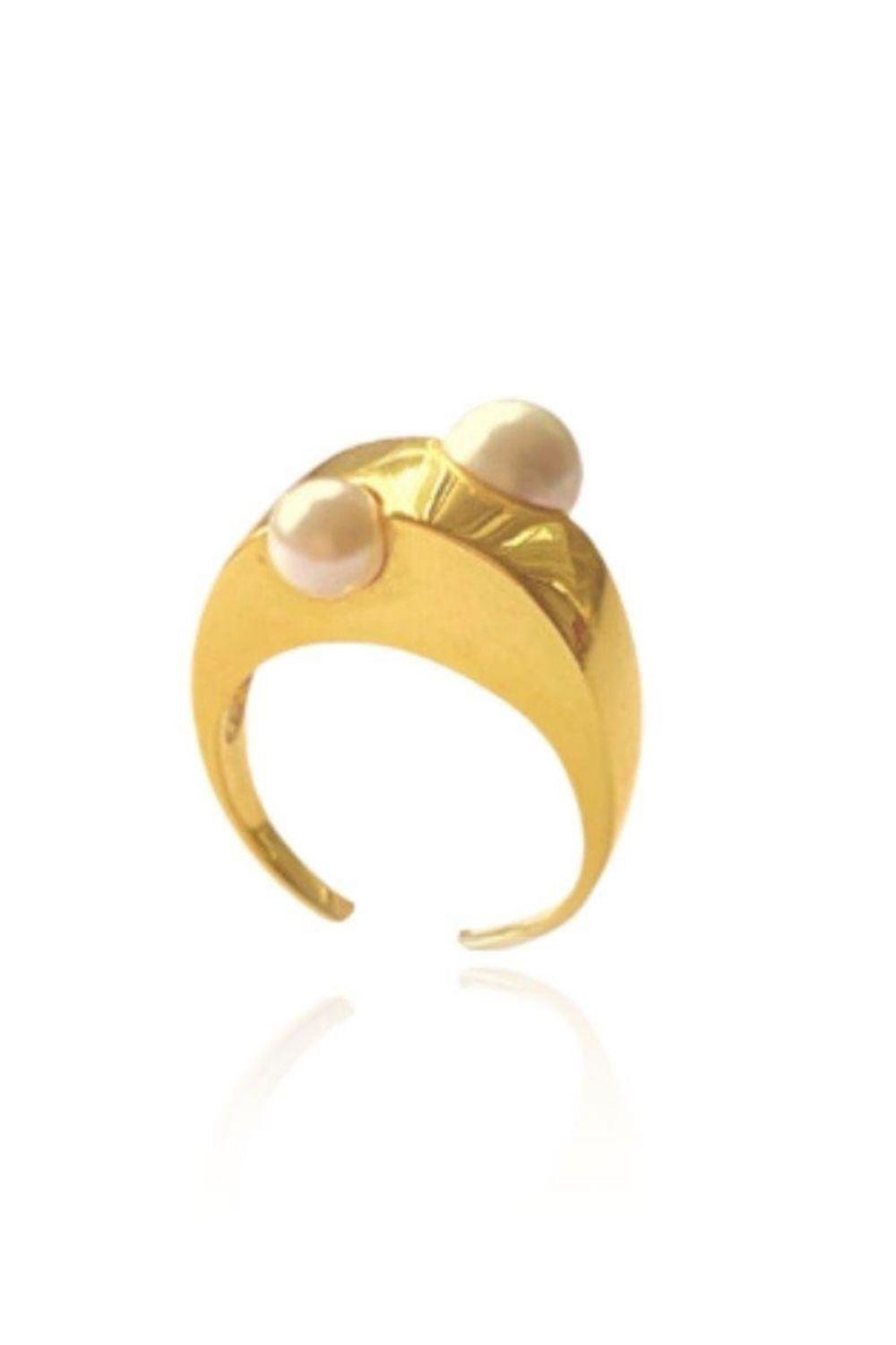 Linya Jewellery-Nila Doğal İnci Yüzük-Yüzük-1-Milagron.com