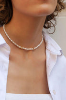 Linya Jewellery-Rometta Yıldızlı İnci Kolye-Kolye-2-Milagron.com