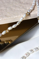 Linya Jewellery-Rometta Yıldızlı İnci Kolye-Kolye-4-Milagron.com