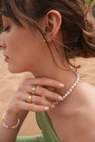 Linya Jewellery-Rosie Mavi Taşlı Yüzük-Yüzük-5-Milagron.com