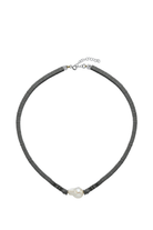 Linya Jewellery-Silga Barok İncili Siyah Hematit Taşlı Kolye-Kolye-1-Milagron.com