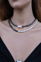 Linya Jewellery-Tagma Hematit Barok İncili Kolye-Kolye-3-Milagron.com