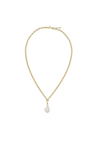 Linya Jewellery-Tapy Barok İnci Kalın Zincir Kolye-Kolye-5-Milagron.com