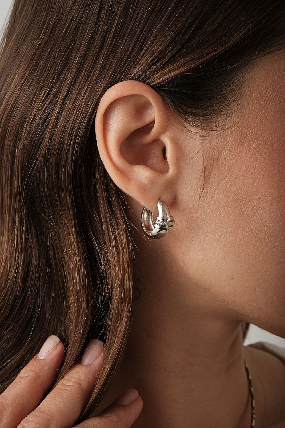 TaşLı Halka KüPe GüMüş - 0