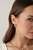 TaşLı Halka KüPe GüMüş - 4