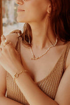 Linya Jewellery-Teri Kum İnci Kolye-Kolye-2-Milagron.com