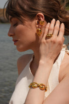 Linya Jewellery-Tina Büyük Midye Bileklik-Bileklik-4-Milagron.com