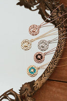 Linya Jewellery-Turkuaz Mineli Kutup Yıldız Kolye-Kolye-1-Milagron.com