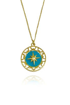 Linya Jewellery-Turkuaz Mineli Kutup Yıldız Kolye-Kolye-2-Milagron.com