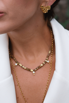 Linya Jewellery-Verta Hematit Taşlı Kolye-Kolye-3-Milagron.com