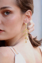 Linya Jewellery-Yaprak Küpe-Küpe-3-Milagron.com