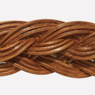 Treccia Doğal Rattan Örgülü Oval Ayna