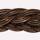 Treccia Doğal Rattan Örgülü Oval Ayna