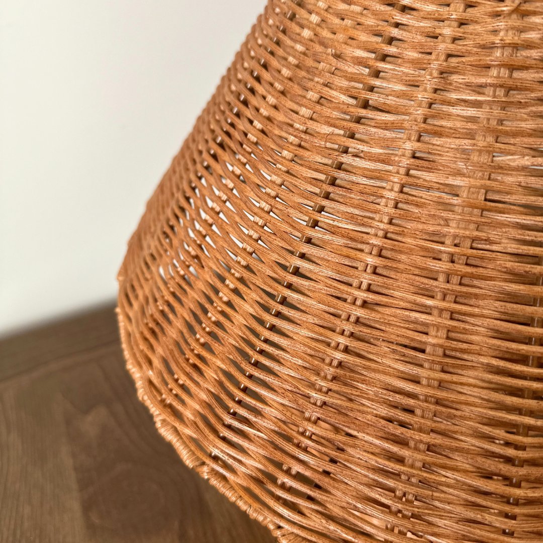 Truffle Büyük Doğal Rattan Abajur