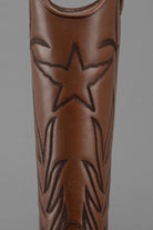 Loie-New Western Kahverengi Çizme-Çizme-3-Milagron.com