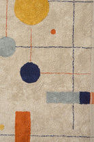 Lorena Canals Geometrik Desenli Yıkanabilir Halı – 120 × 160 Cm