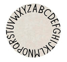 Round Abc Natural-Siyah