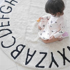 Round Abc Natural-Siyah