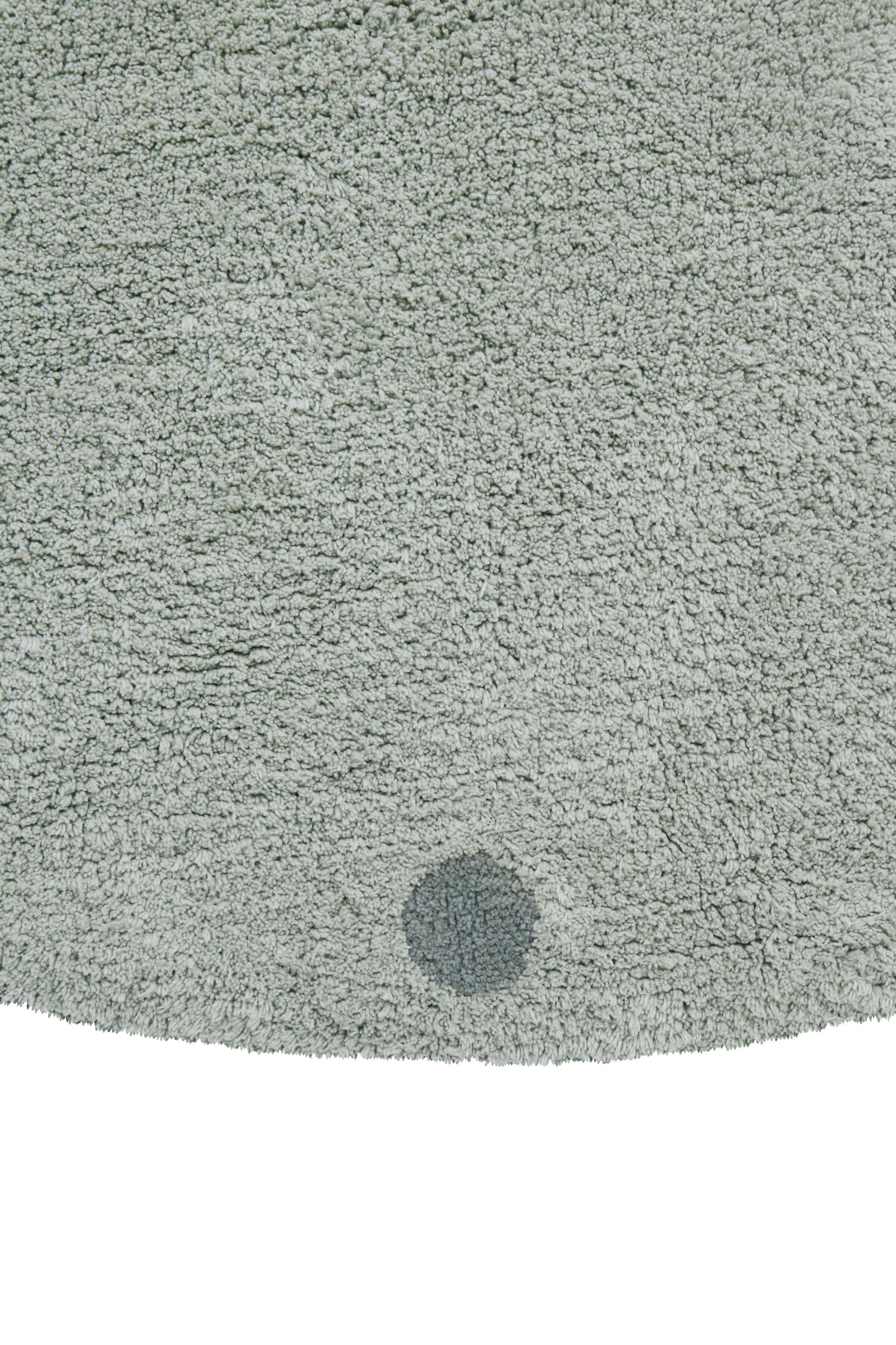 Halı, Round Dot Blue Sage