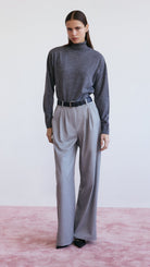 Lucentie-Minn Grey Pants-Kumaş Pantolon-2-Milagron.com