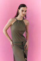 Lucentie-Sandy Dress-Elbise-1-Milagron.com