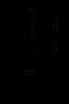 Levante 3L Sarkit Mat Beyaz Ø60X44 Cm Led 25W 2700K