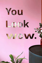 Lujolab.-Aynalı Pleksi Duvar Yazısı Şık Ve Modern Tasarım-Duvar Dekorları-1-Milagron.com