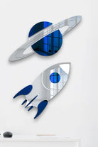 Lujolab.-Aynalı Pleksi Gezegen Duvar Dekorasyonu-Duvar Dekorları-1-Milagron.com