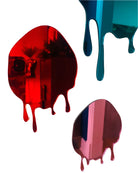 Lujolab.-Aynalı Tasarım Pleksi Duvar Dekorasyonu-Duvar Dekorları-2-Milagron.com