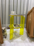 Lujolab.-Sarı Pleksi Orta Sehpa-Sehpa-4-Milagron.com