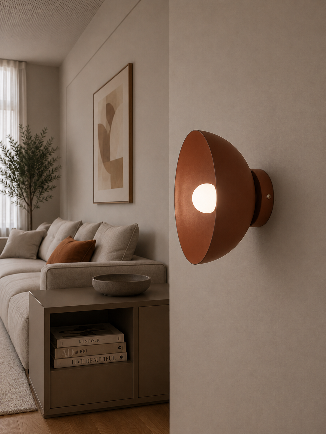 Lumiana-Maui Medium Plafonyer – Kahverengi-Avize-2-Milagron.com