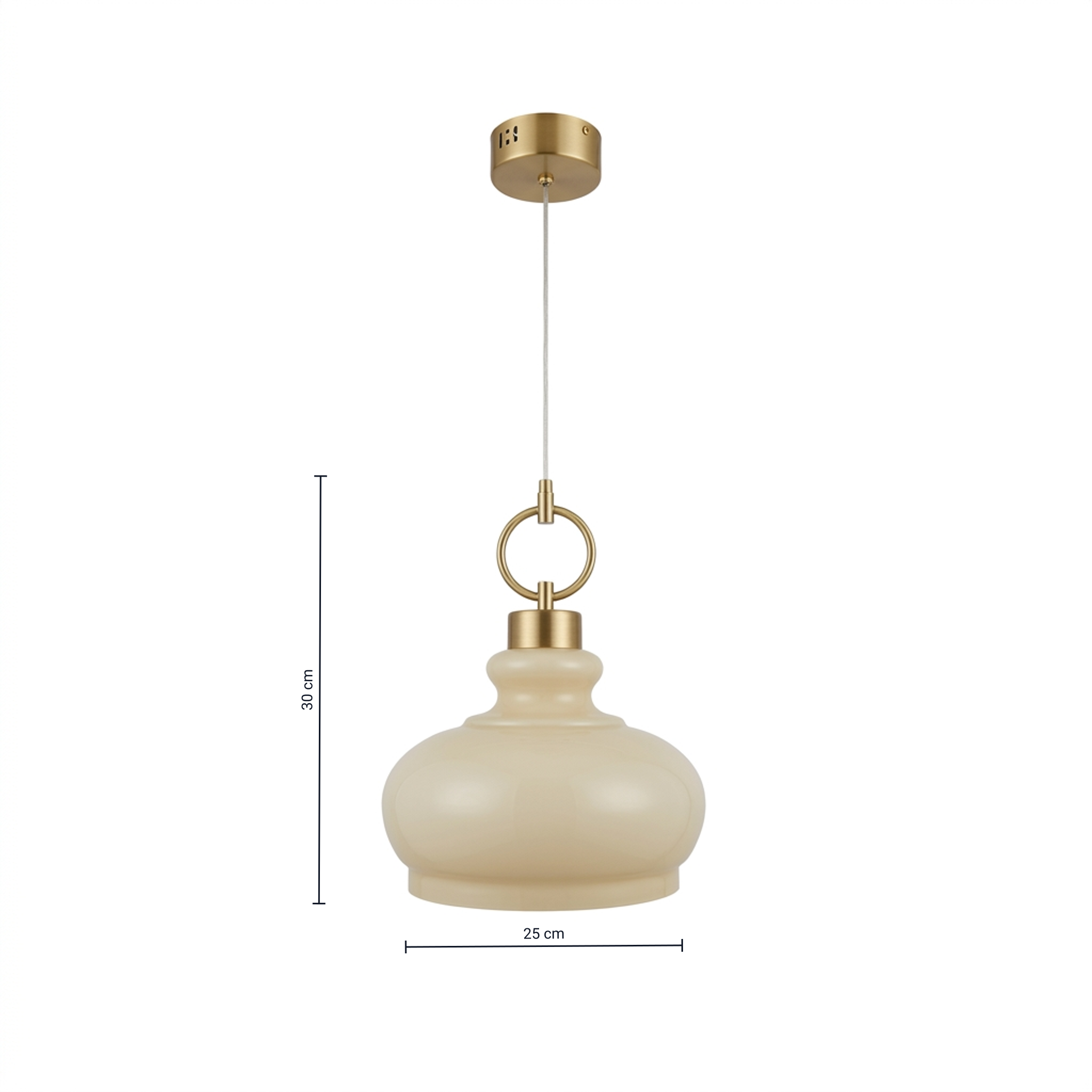 Merion Small Krem Cam