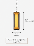 Lumiana-Raleigh Füme Sarkıt (Medium)-Avize-3-Milagron.com