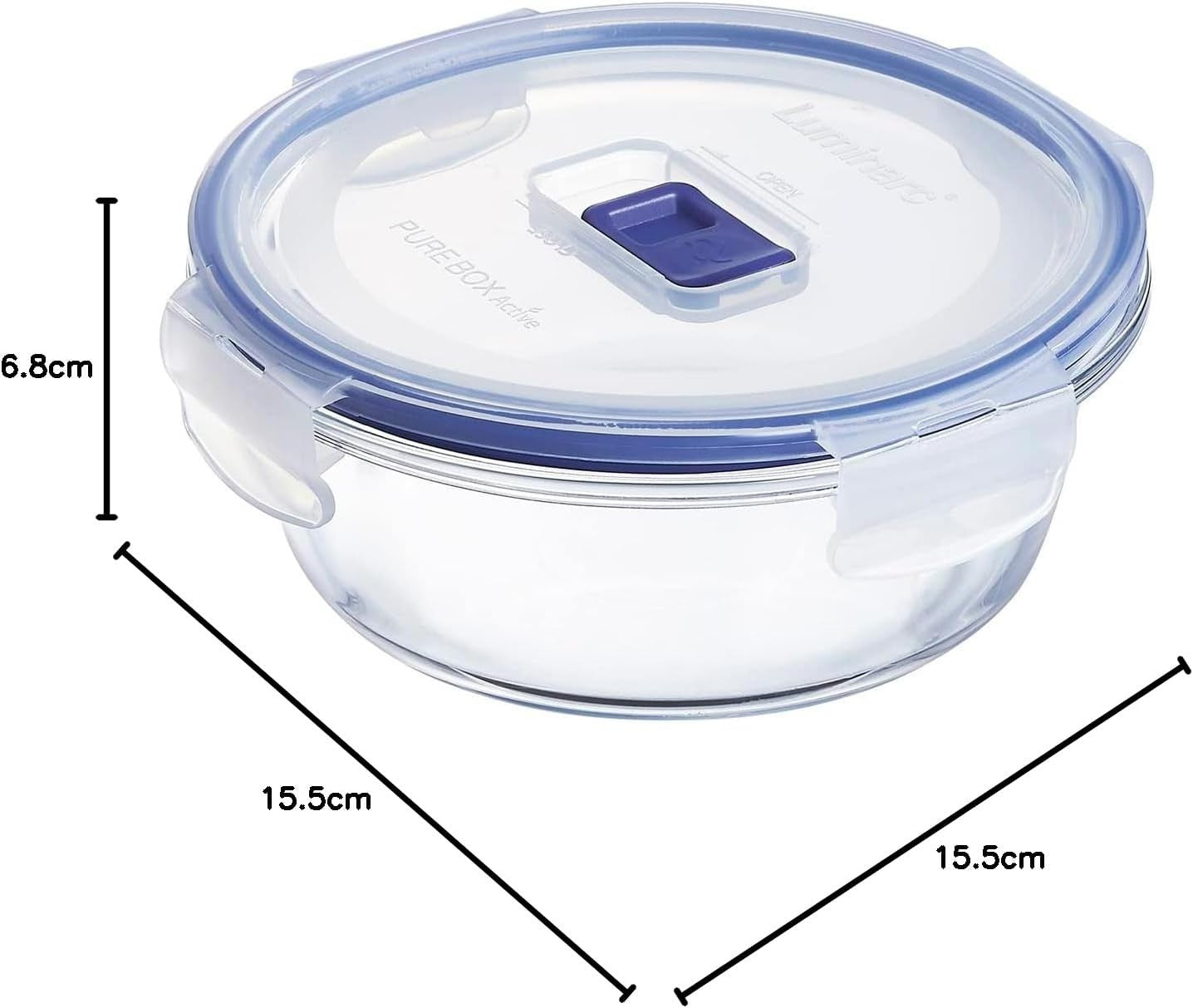 Luminarc Pure Box Active Saklama Kabı Yuvarlak 670 CC 003H7682