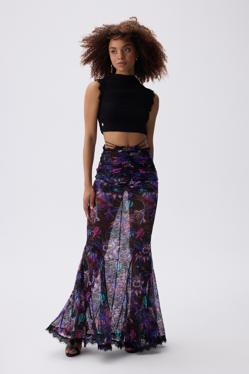 Luna B-Salvia Skirt-Etek-1-Milagron.com