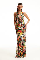 Luna B-Siren Degaje Yaka Elbi̇se-Elbise-13-Milagron.com